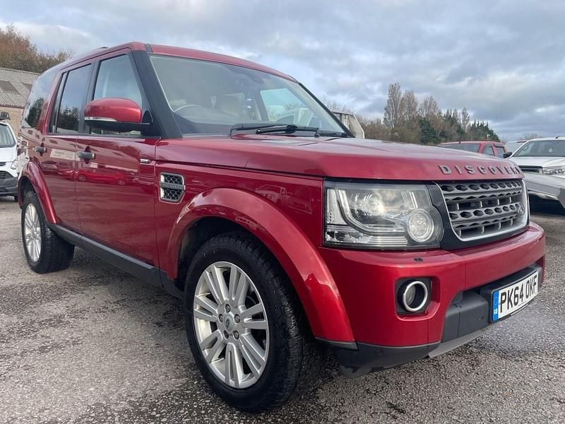 Red Used 2014 Land Rover Discovery 4 SE SUV | £7,950 (Good price) - Image 1/4