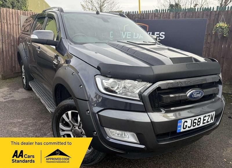 Grey Used 2018 Ford Ranger Wildtrack Pickup | £15,599 (Fair price) - Image 1/4