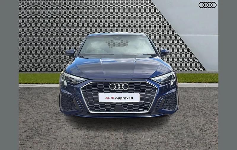 Used Audi A3 S-Line 147 HP (108 kW) 2022 Blue Sedan