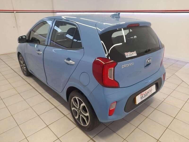 Used Kia Picanto 84 HP (61 kW) 2019 Blue Hatchback