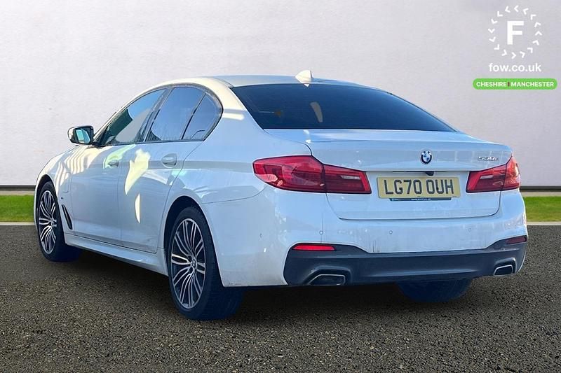 Used BMW 530e M Sport 252 HP (185 kW) 2020 White Sedan
