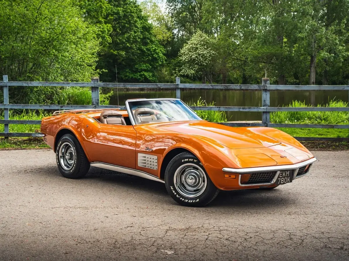 Used Corvette Stingray 2019 Orange