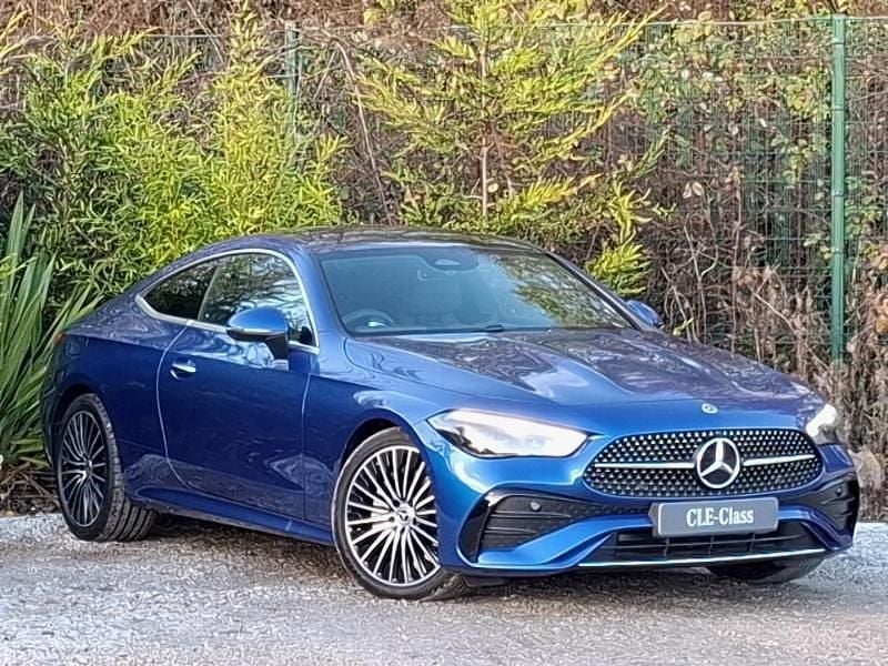 Blue New 2025 Mercedes CLE300 AMG Line Premium Coupe | £54,598 (Fair price) - Image 1/4