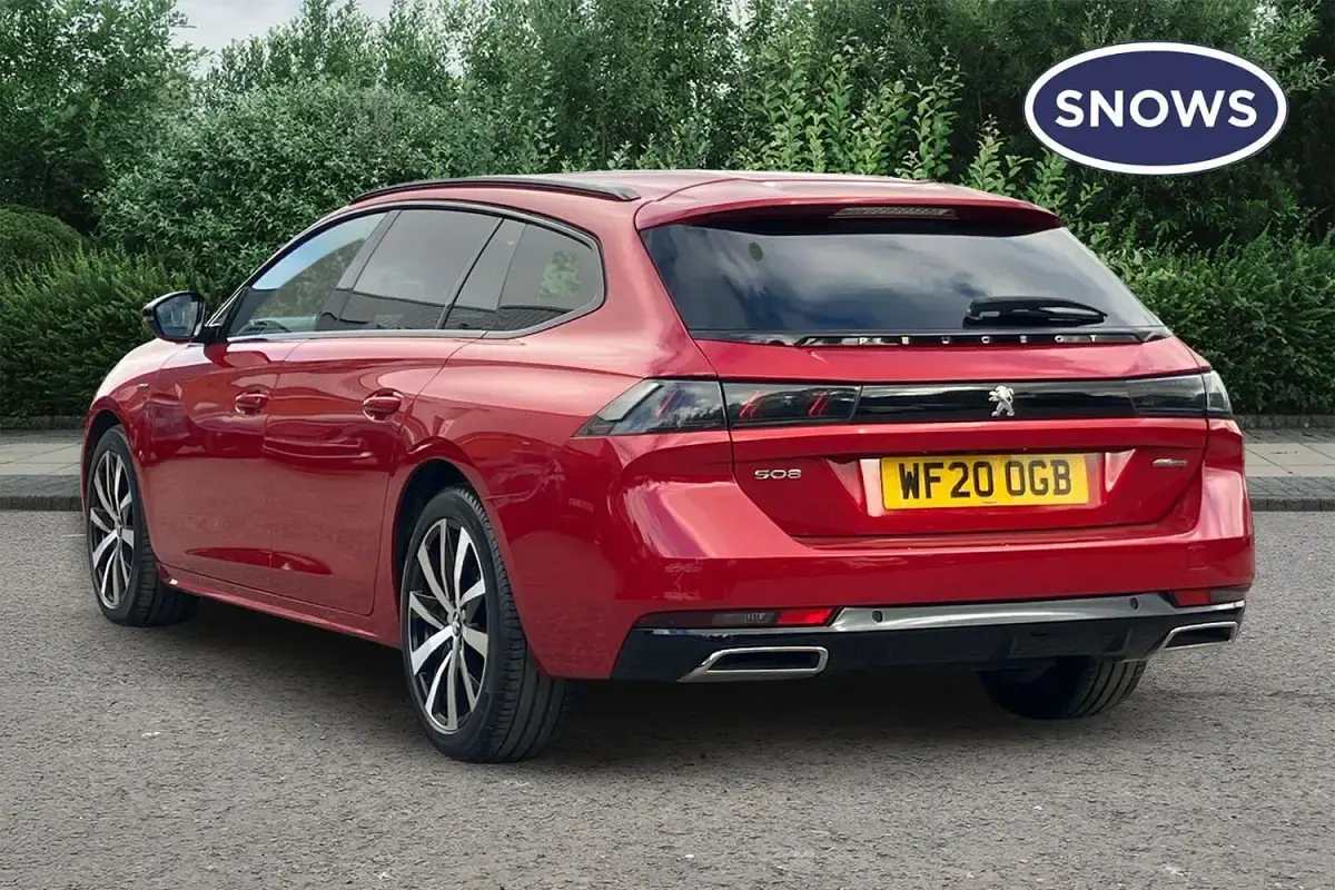 Used Peugeot 508 GT-line 131 HP (96 kW) 2020 Red Estate