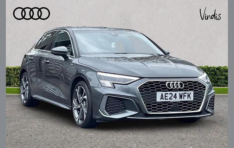 Used Audi A3 S-Line 147 HP (108 kW) 2024 Grey Hatchback