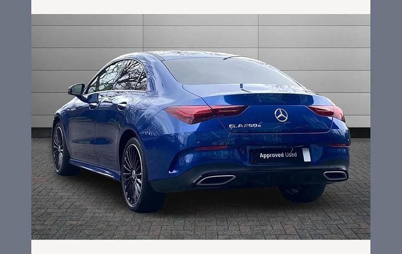 Used Mercedes CLA250e AMG Line Premium Plus 218 HP (160 kW) 2025 Blue Sedan