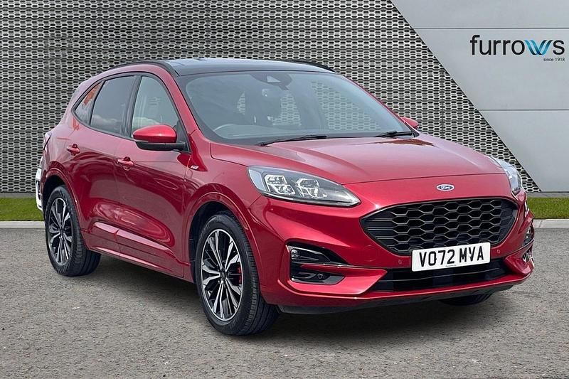 Red Used 2022 Ford Kuga ST-Line X SUV | £20,995 (Fair price) - Image 1/4