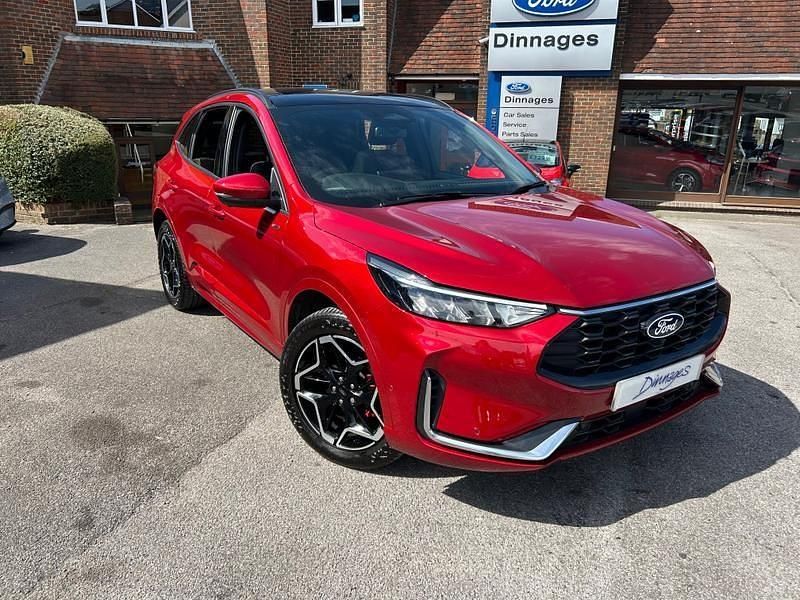 Red Used 2024 Ford Kuga ST-Line X SUV | £27,790 (Expensive) - Image 1/4