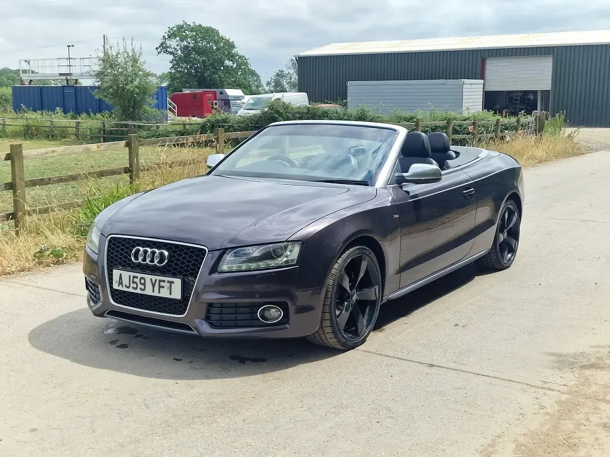 Used Audi A5 Cabriolet S-Line 170 HP (125 kW) 2009 Grey Cabriolet