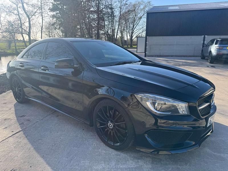 Used Mercedes CLA220 AMG line 177 HP (130 kW) 2016 Black Sedan