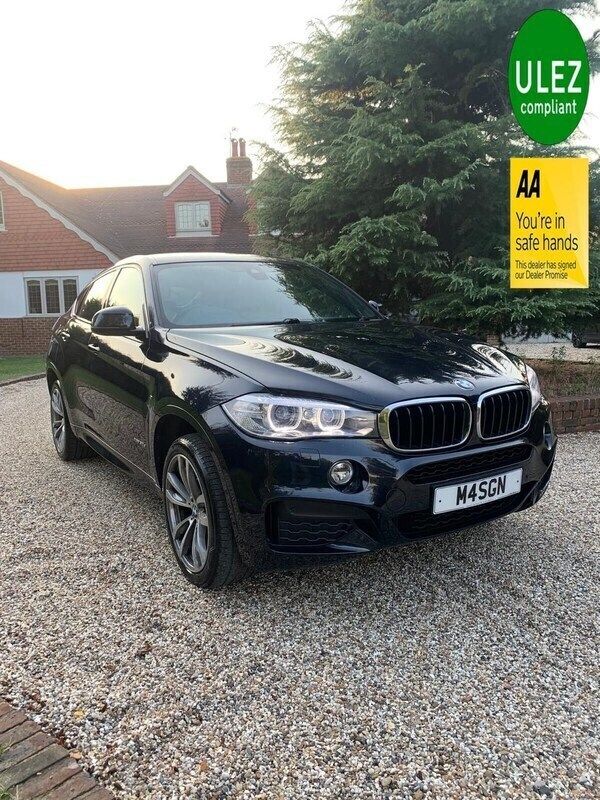 Black Used 2018 BMW X6 M Sport SUV | £19,995 (Fair price) - Image 1/4