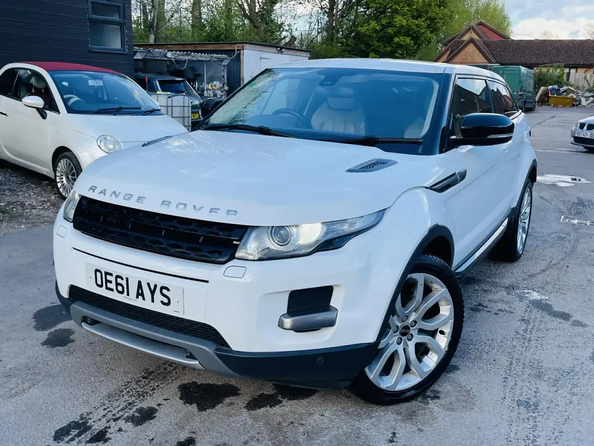 Begagnad Land Rover Range Rover evoque Pure 2012 Vit SUV