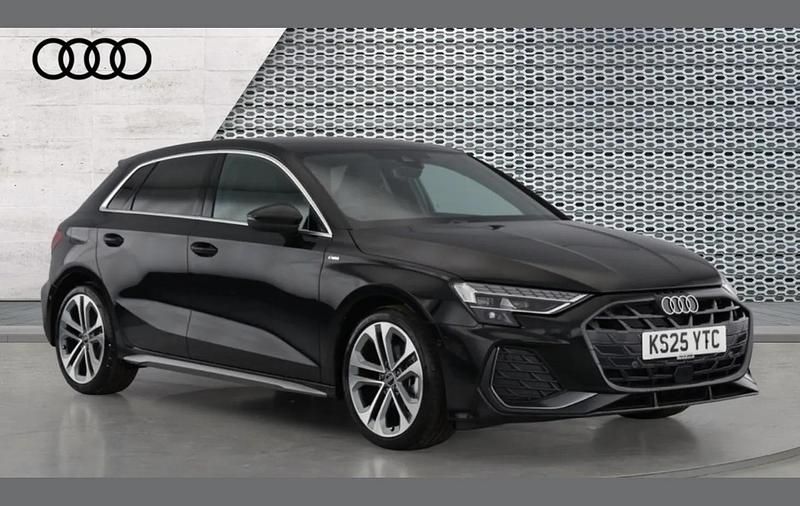 New Audi A3 S-Line 147 HP (108 kW) 2025 Black Hatchback