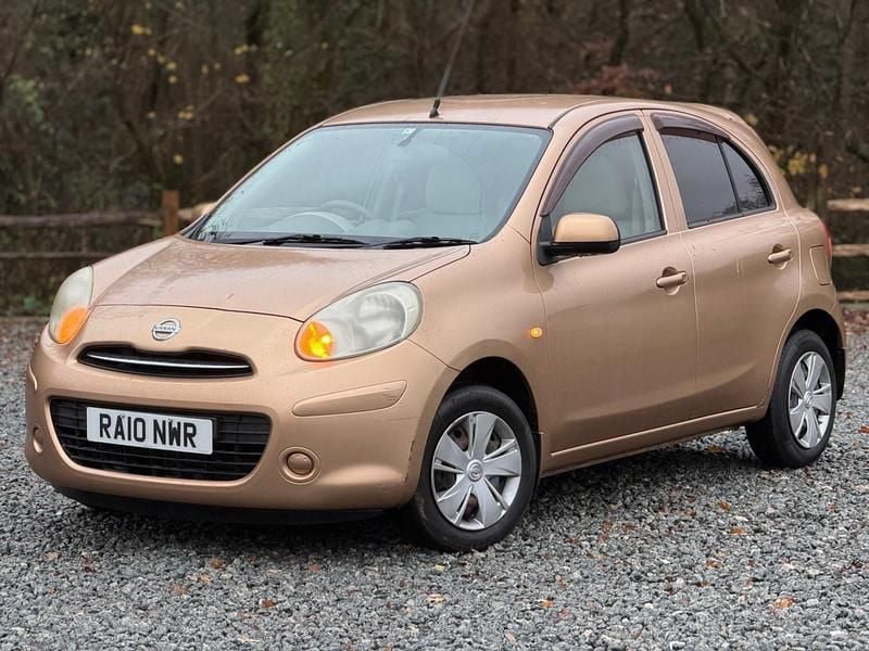 Used Nissan Micra Acenta 2010 Gold Hatchback
