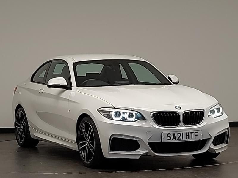 White Used 2021 BMW 218 M Sport Coupe | £17,898 (Super price) - Image 1/4