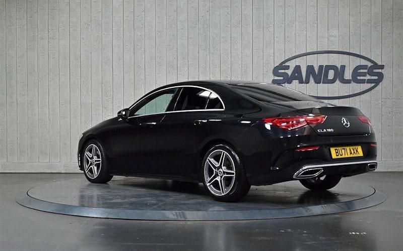Used Mercedes CLA180 AMG Line Premium 136 HP (100 kW) 2021 Black Sedan