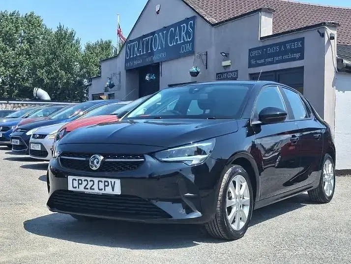 Used Vauxhall Corsa Edition 75 HP (55 kW) 2022 Black Hatchback