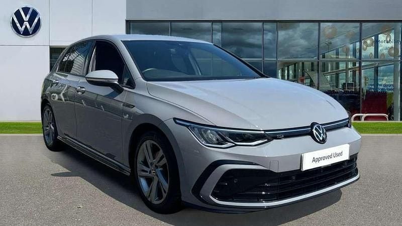 Grey Used 2021 VW Golf VIII R-line Hatchback | £21,376 (A bit pricey) - Image 1/4