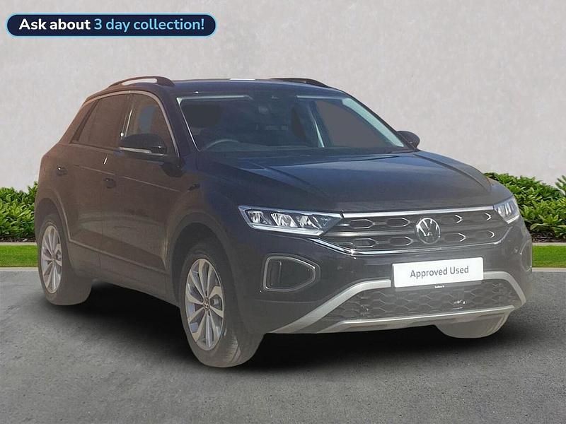 Black New 2025 VW T-Roc Match SUV | £28,999 - Image 1/4