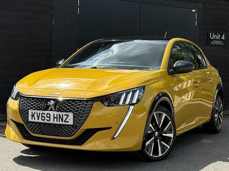 Yellow Used 2020 Peugeot 208 GT-line Hatchback | £11,990 (Fair price) - Image 1/4