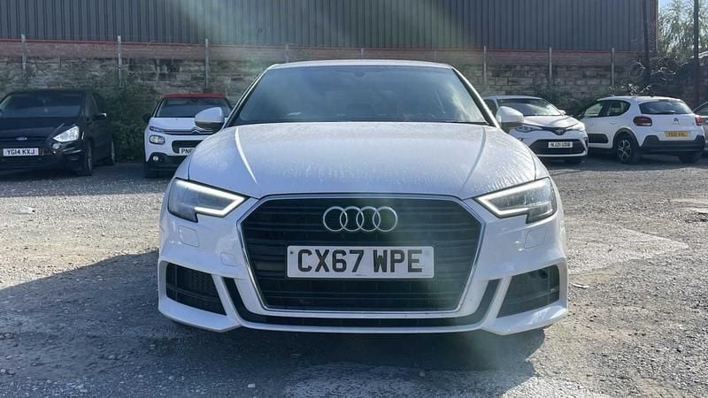 White Used 2017 Audi A3 S-Line Hatchback | £10,190 (Fair price) - Image 1/4