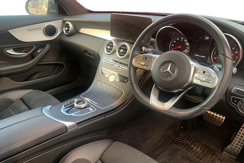 Used Mercedes C200 AMG line 184 HP (135 kW) 2019 Grey Coupe