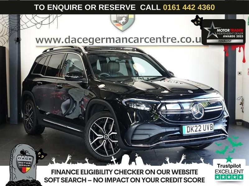 Black Used 2022 Mercedes EQB300 AMG line SUV | £25,380 (Fair price) - Image 1/4