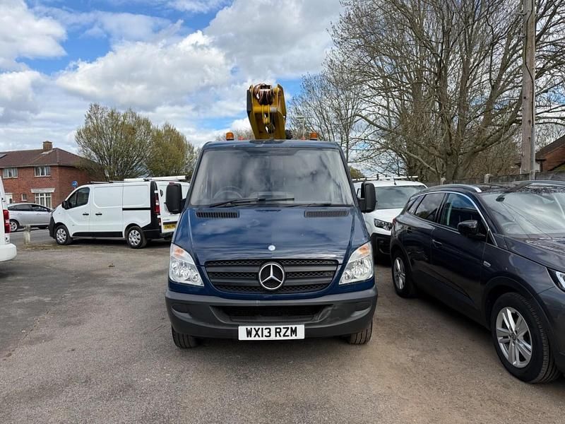 Begagnad Mercedes Sprinter 2013 Blå Van