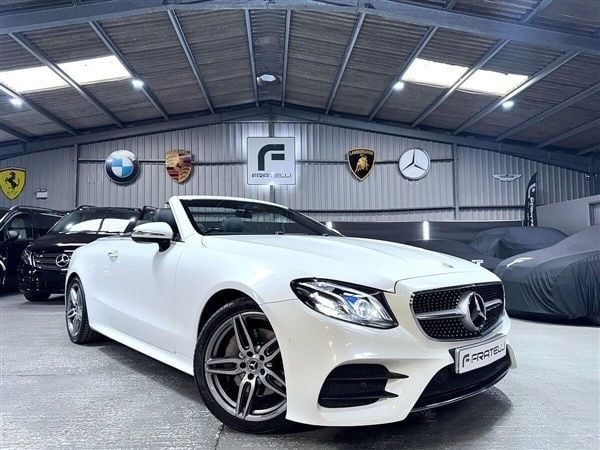 White Used 2017 Mercedes E220 AMG Line Premium Plus Cabriolet | £14,995 (Fair price) - Image 1/1