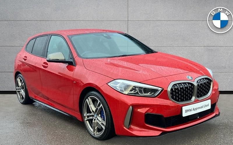 Used BMW M135 Shadowline 306 HP (225 kW) 2024 Red Hatchback