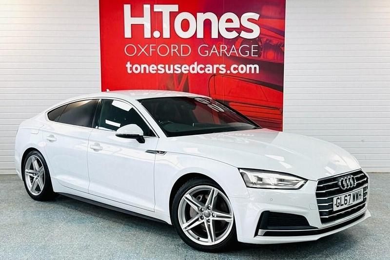 Used Audi A5 Sportback S-Line 190 HP (139 kW) 2017 White Hatchback