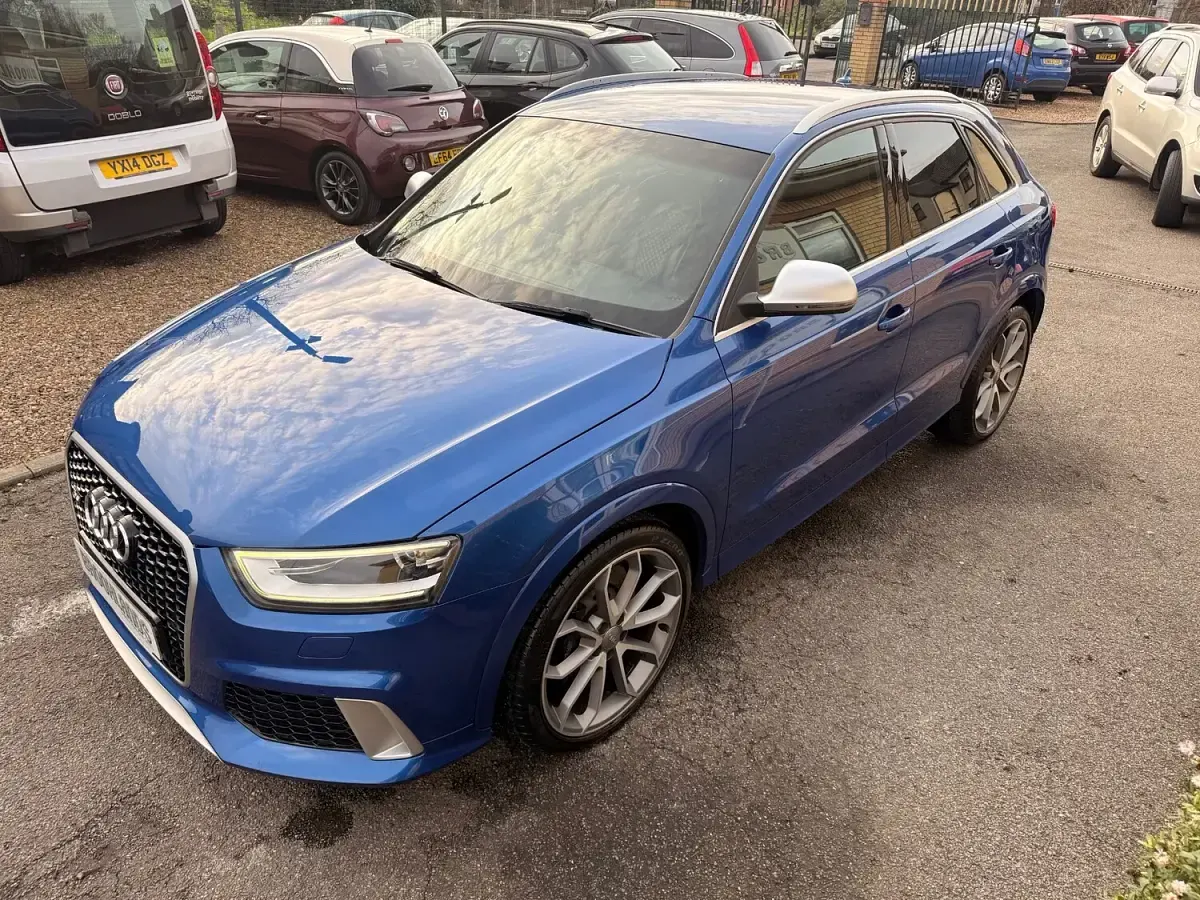 Used Audi RS Q3 310 HP (228 kW) 2014 Sepang blue SUV