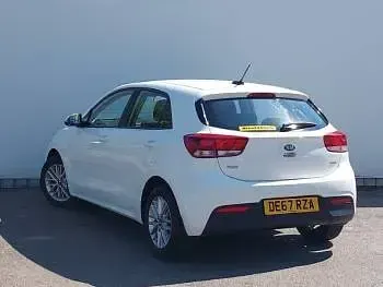 Used Kia Rio 2017 White Hatchback