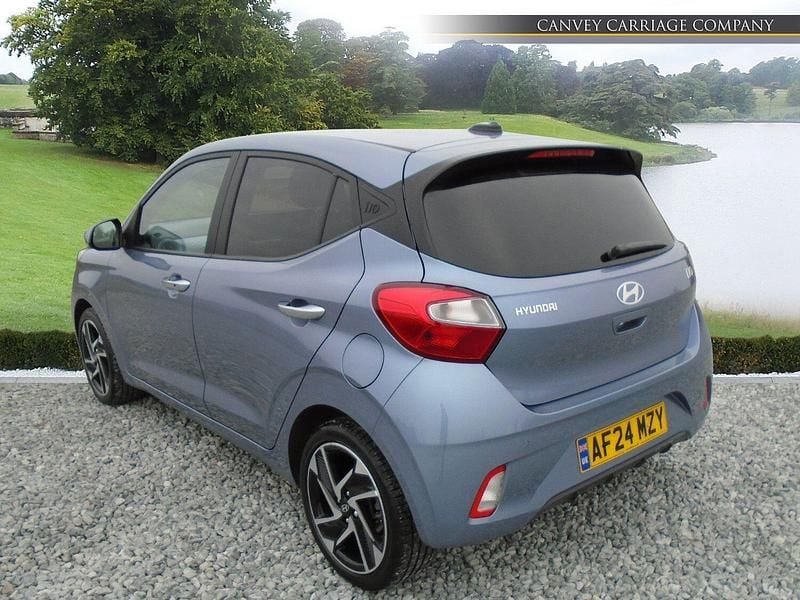 Used Hyundai i10 Premium 2024 Blue Hatchback