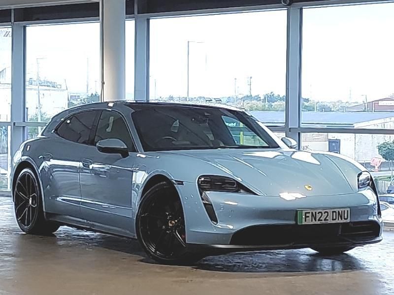 Blue Used 2022 Porsche Taycan Sedan | £49,998 (Super price) - Image 1/4