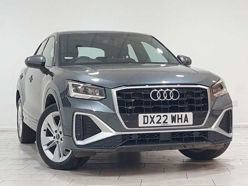 Grey Used 2022 Audi Q2 S-Line SUV | £21,298 (Fair price) - Image 1/4