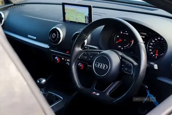 Used Audi A3 S-Line 150 HP (110 kW) 2016 White Sedan