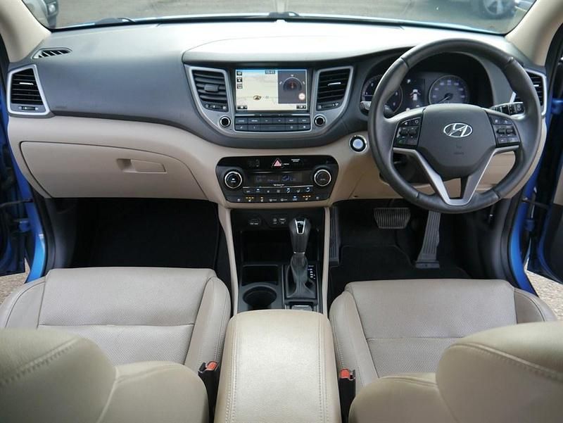 Used Hyundai Tucson Premium SE 2015 Blue SUV