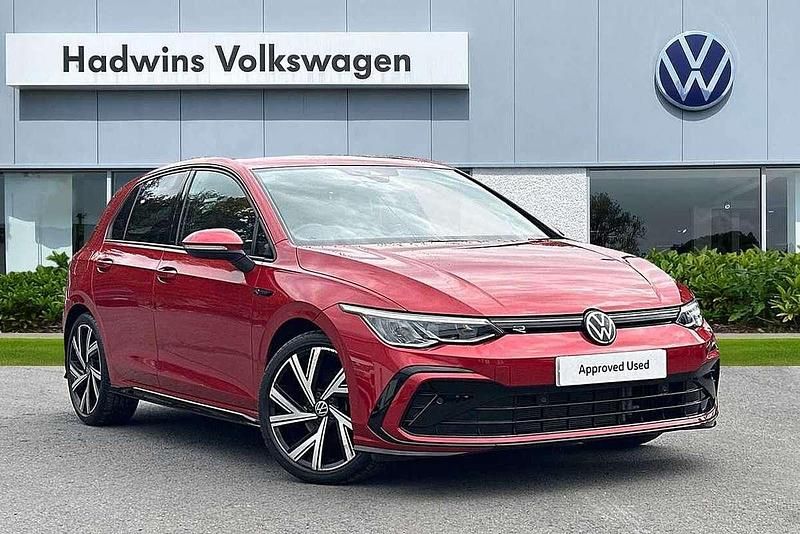 Red Used 2022 VW Golf VIII R-line Hatchback | £21,995 (Fair price) - Image 1/4