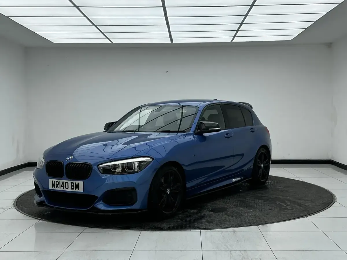 Used BMW M140 M Sport 340 HP (250 kW) 2018 Blue Hatchback