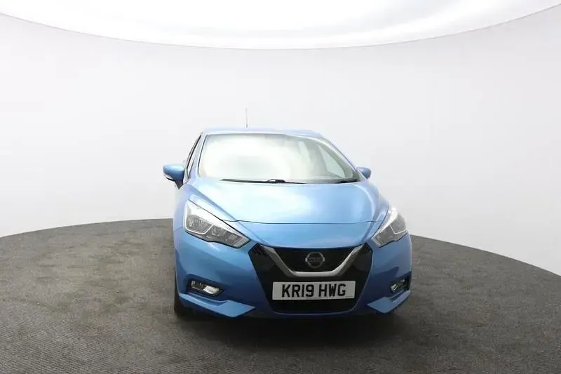 Used Nissan Micra Acenta 90 HP (66 kW) 2019 Blue Hatchback