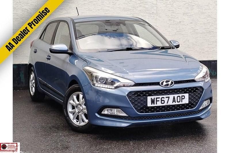 Used Hyundai i20 Premium 2017 Blue Hatchback
