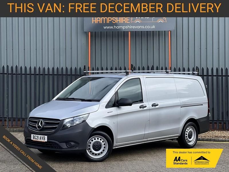 Silver Used 2021 Mercedes e-Vito MPV | £10,743 (Fair price) - Image 1/4
