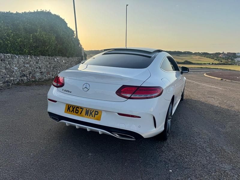 Used Mercedes C220 AMG Line Premium 2017 White Coupe