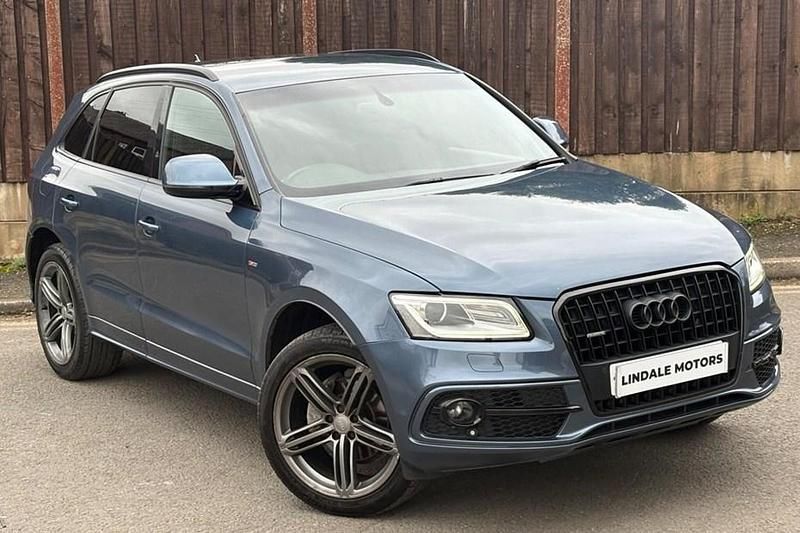 Used Audi Q5 S-line plus 190 HP (139 kW) 2016 Blue SUV