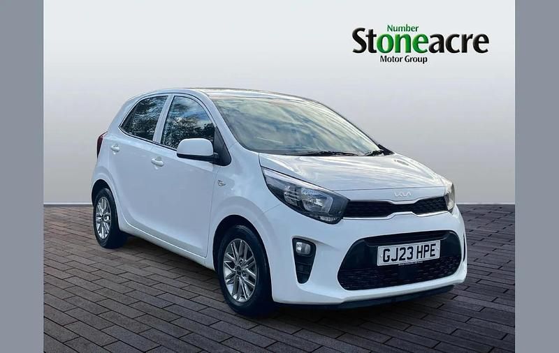 White Used 2023 Kia Picanto Hatchback | £10,695 (Good price) - Image 1/4