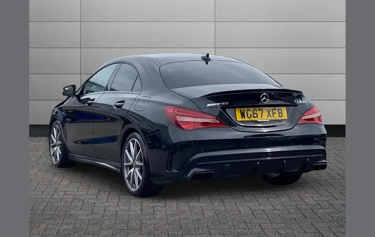 Used Mercedes CLA45 AMG AMG 381 HP (280 kW) 2017 Black Coupe