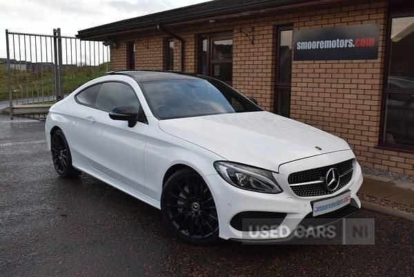 Used Mercedes C250 AMG Line Premium 2018 White Coupe