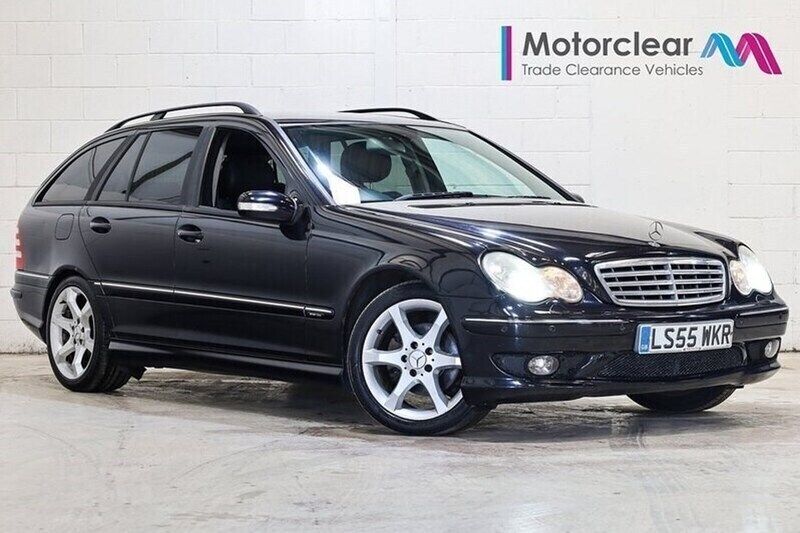 Black Used 2005 Mercedes C220 Sport Edition Estate | £1,695 (Expensive) - Image 1/1