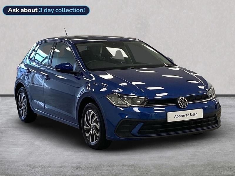 Blue Used 2024 VW Polo Life Hatchback | £16,191 (Fair price) - Image 1/4